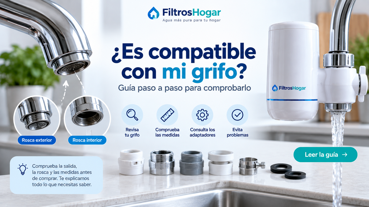Cómo saber si un filtro es compatible con mi grifo